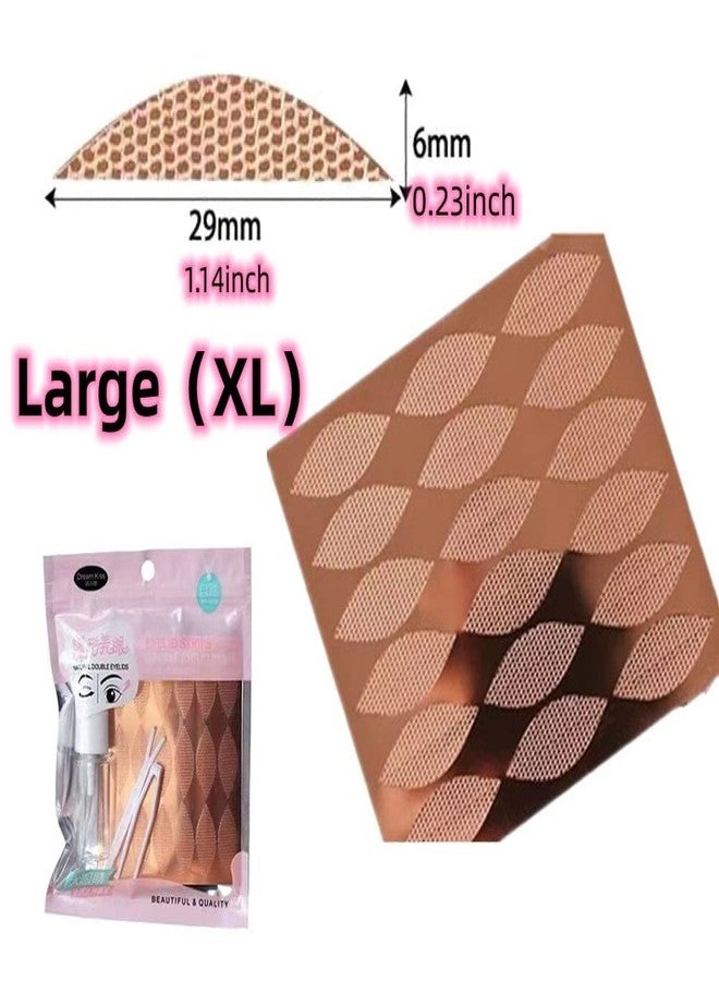 shenghang 10 sheets Widen Eyelid Tape Invisible Eye Stickers Double Self-Adhesive Eyelid Stickers Eye Lift Strips Suitable for eyes with severe drooping and deep eyelids (A) - Image 4